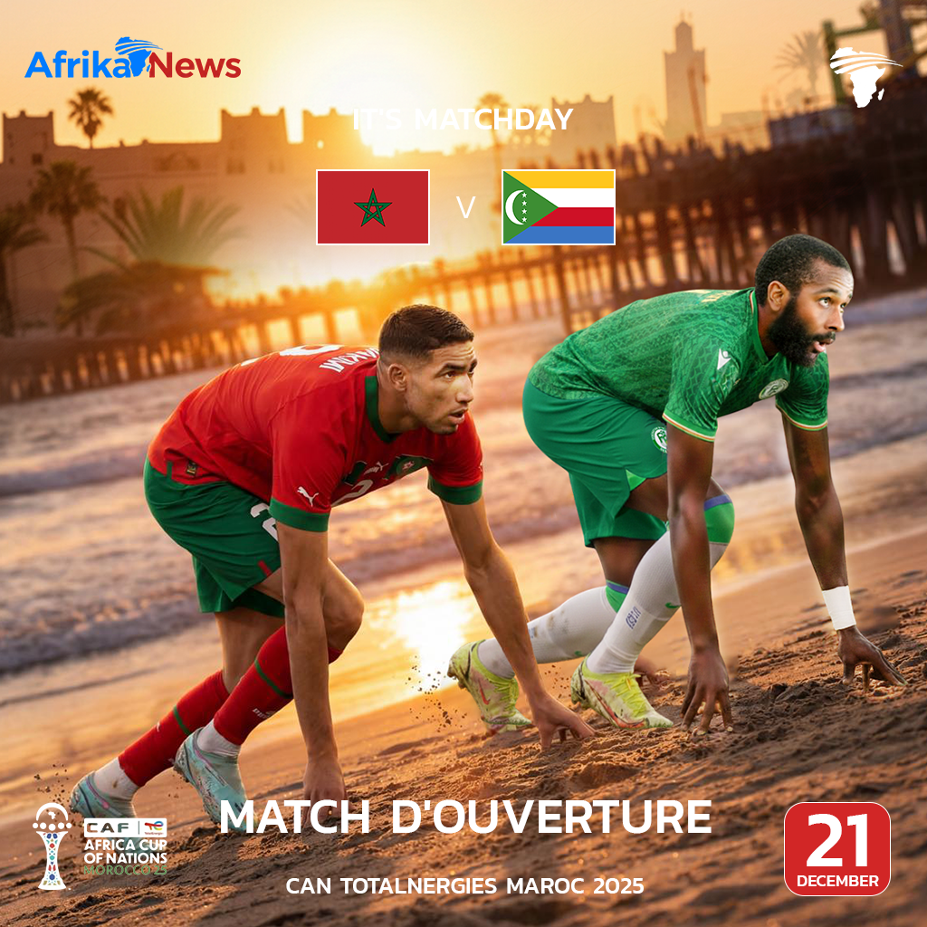 CAN 2025 : Le Maroc ouvre le tournoi face aux Comores.
